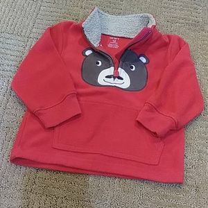 Carter's bear fleece 12 mos